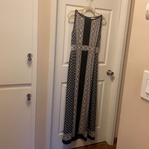 Max Studio Black and White Maxi Dress
